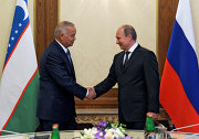 Russian President Vladimir Putin met with President of Uzbekistan Islam Karimov