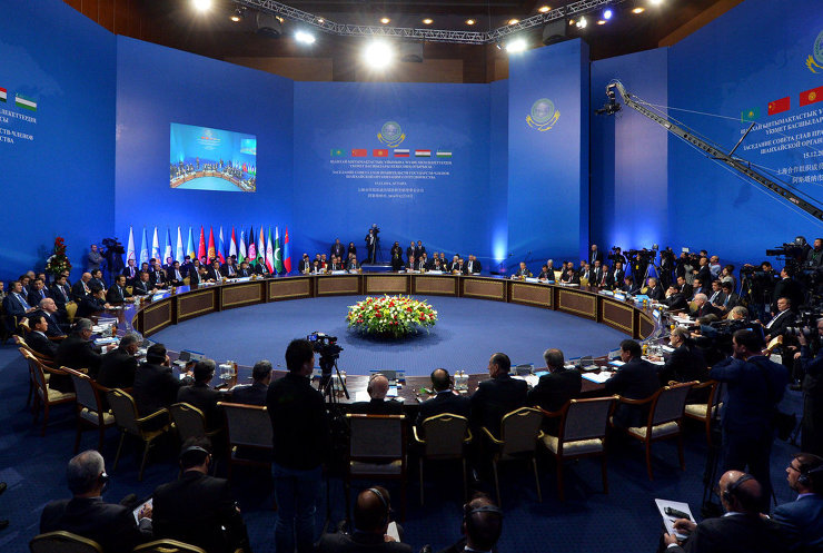 Заседание Совета глав правительств государств–членов ШОС в расширенном составе