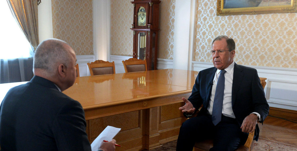 Russian Minister of Foreign Affairs Sergei Lavrov