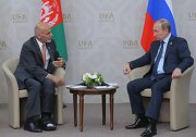 Беседа Президента Российской Федерации Владимира Путина с Президентом Исламской Республики Афганистан Ашрафом Гани Ахмадзаем
