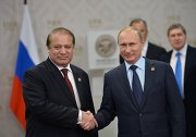 Беседа Президента Российской Федерации Владимира Путина с Премьер-министром Исламской Республики Пакистан Навазом Шарифом